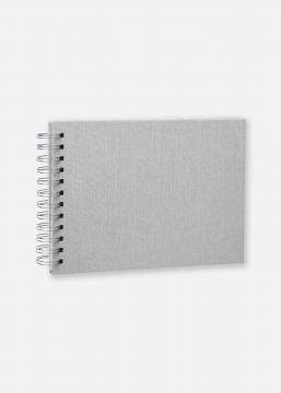 Focus Base Line Canvas Wire-O Beige 23x17 cm (40 White pages / 20 sheets)