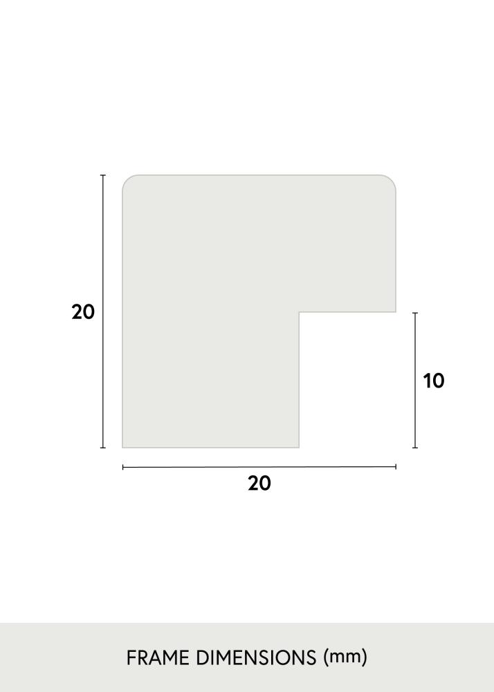 Ramverkstad Frame Blocky White - Custom Size