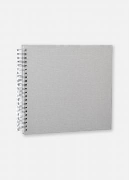 Focus Base Line Canvas Wire-O Beige 30x30 cm (50 White pages / 25 sheets)