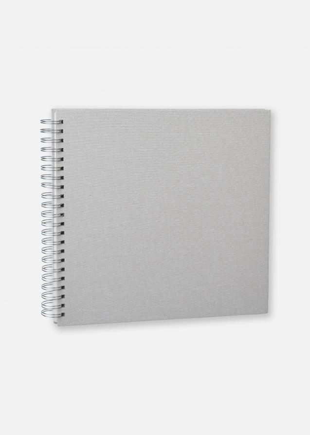 Focus Base Line Canvas Wire-O Beige 30x30 cm (50 White pages / 25 sheets)