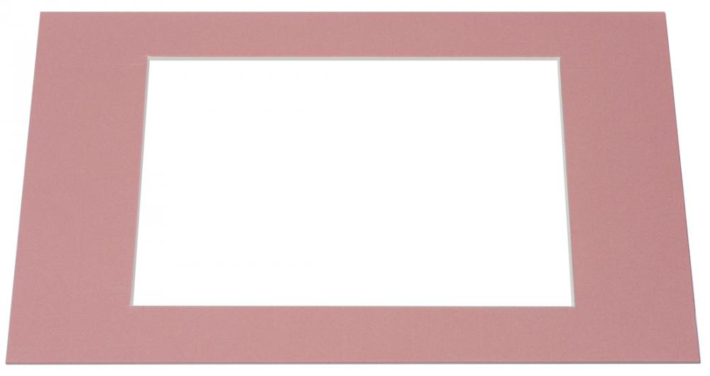 Egen tillverkning - Passepartouter Mount Dark pink (White Core) - Custom Size