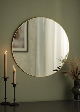 KAILA KAILA Round Mirror - Thin Brass 60 cm 