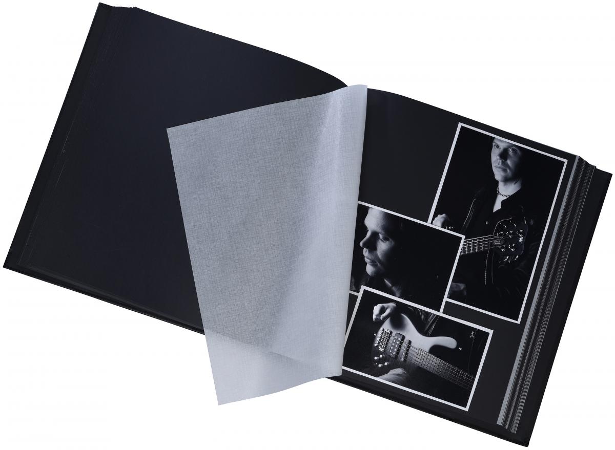 Buy Black Line Maxi Photo Album 30x33 cm (100 Black pages / 50
