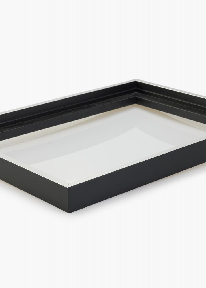 Mavanti Canvas picture frame Reno Black / Silver 40x80 cm
