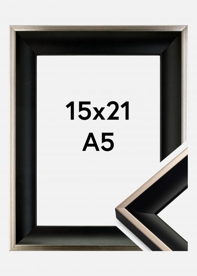 Galleri 1 Frame Öjaren Black-Silver 15x21 cm (A5)