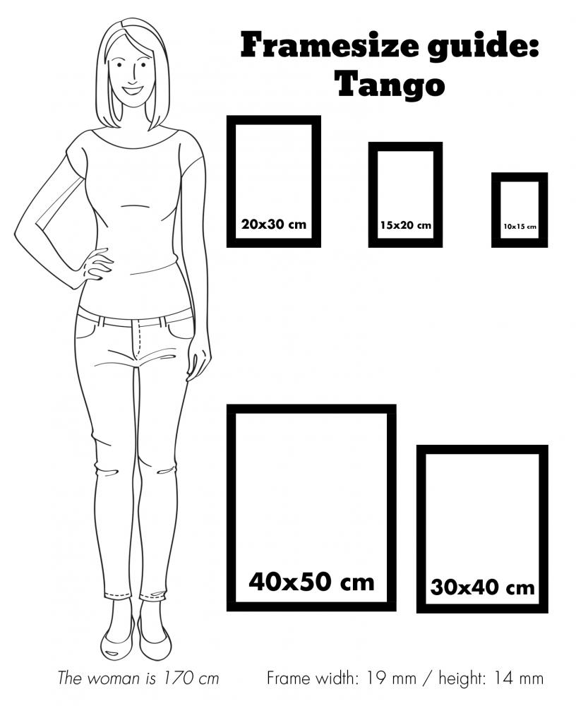 Focus Frame Tango Wood Black - 18x24 cm